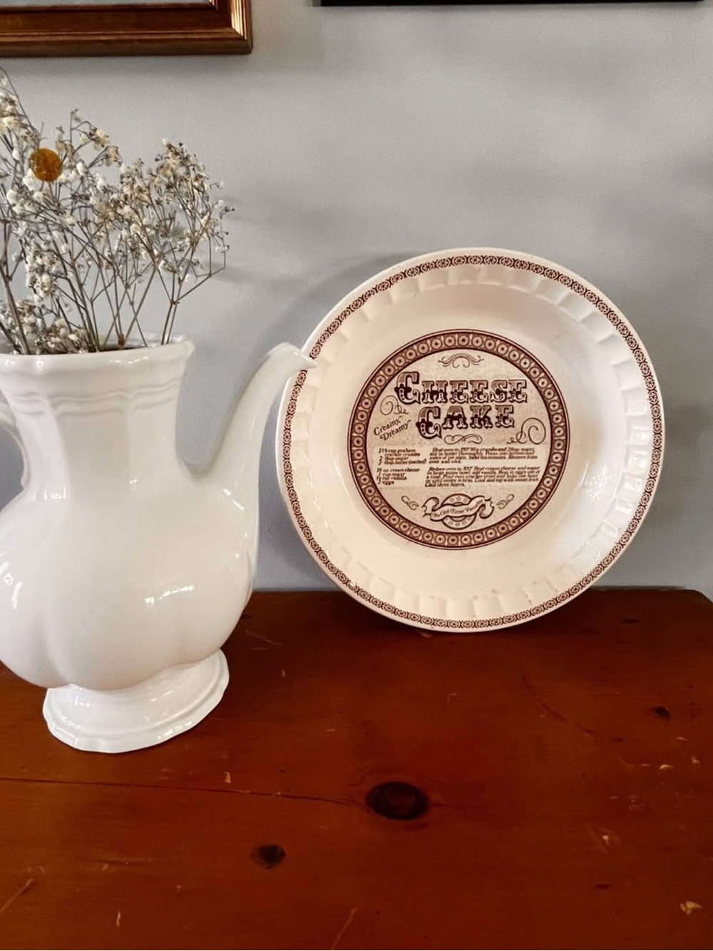 Royal China Jeannette Corp. Cheesecake Pie Plate